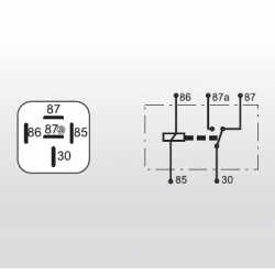 Przekaźnik 12V 20/30A typ 561 - Włochy - Markland