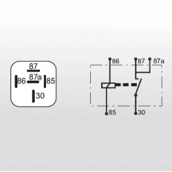 Przekaźnik 12V/30A typ 541 - Włochy - Markland