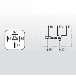 Przekaźnik 24V 10/20A typ 571 - Włochy - Markland