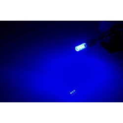 Żarówki samochodowe kolor RGB LED W5W T10 + pilot