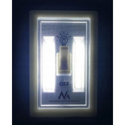Lampa lampka ścienna LED COB z włącznikiem MCE174 Lampa lampka ścienna LED COB z włącznikiem MCE174