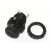 Przełącznik włącznik przycisk 12V-24V - 25A czarn