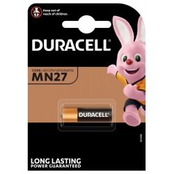 Bateria do pilota autoalarmu Duracell A27 - 12V