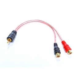 Kabel 1 x RCA wtyk - 2 gniazda RCA 0.2m (KPO2615)