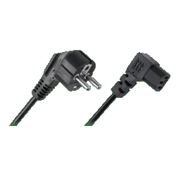 Kabel przewód zasilający komputerowy kątowy 3m
