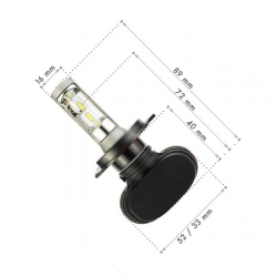 Żarówki LED LED H4 CSP 50W 8000 lm - 2szt