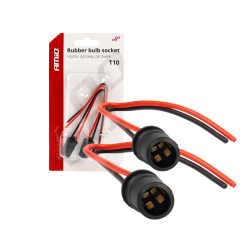 Gniazdo kostka oprawka żarówki W5W W3W T10 AMIO-03048 kpl/2szt